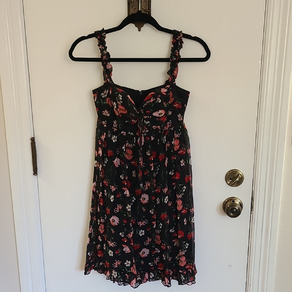 Betsey Johnson Black Dress with Red Accents
